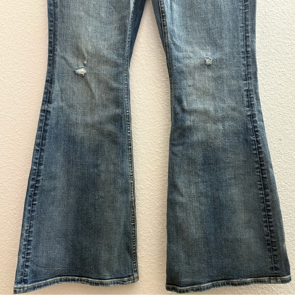 American Eagle AE77 Premium High-Rise Flare Jean size 4 Short NEW NWOT - Picture 9 of 14